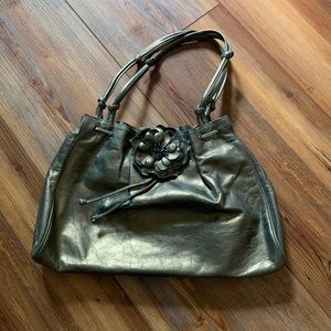 J.Jill Metallic Leather Purse